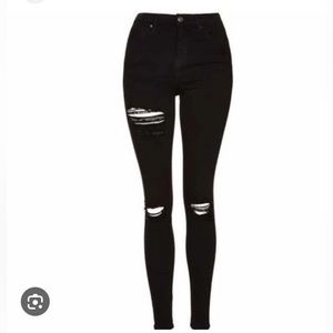 Topshop Women's Black Skinny Jeans